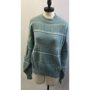 Peconic Bay Traders Mens Vintage Blue Sweater Size MD
